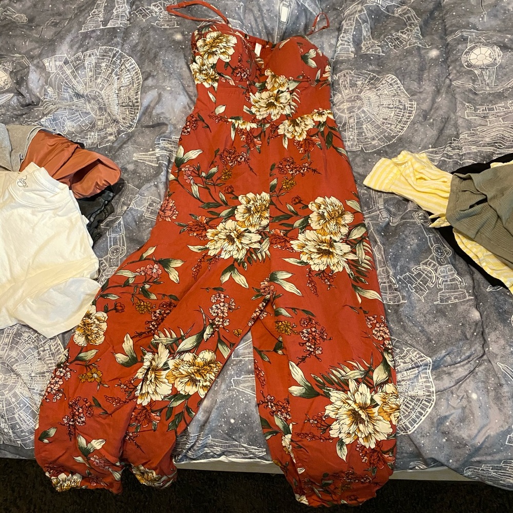 Floral jumpsuit